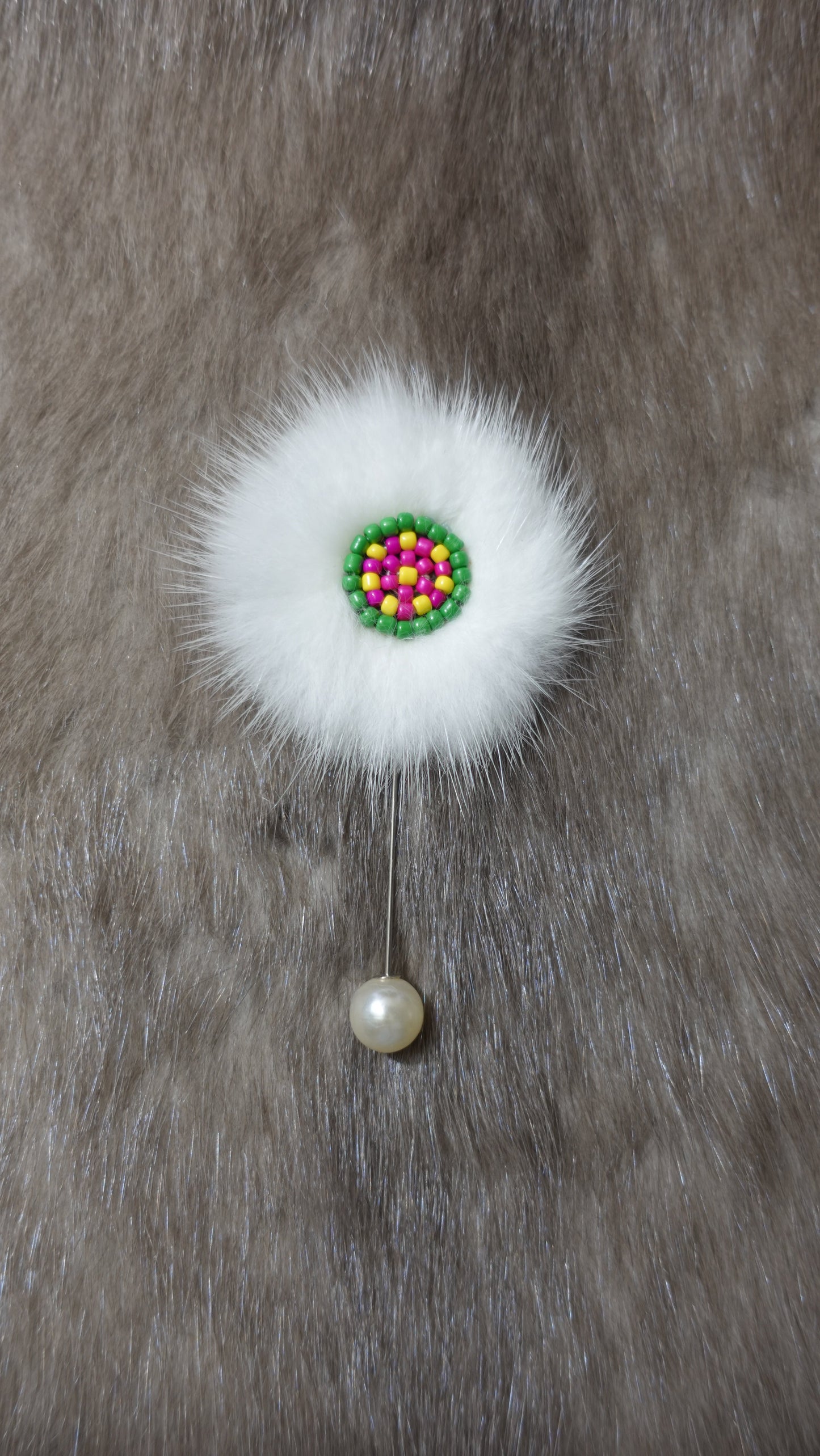 The Ewenki Sunflower Brooch