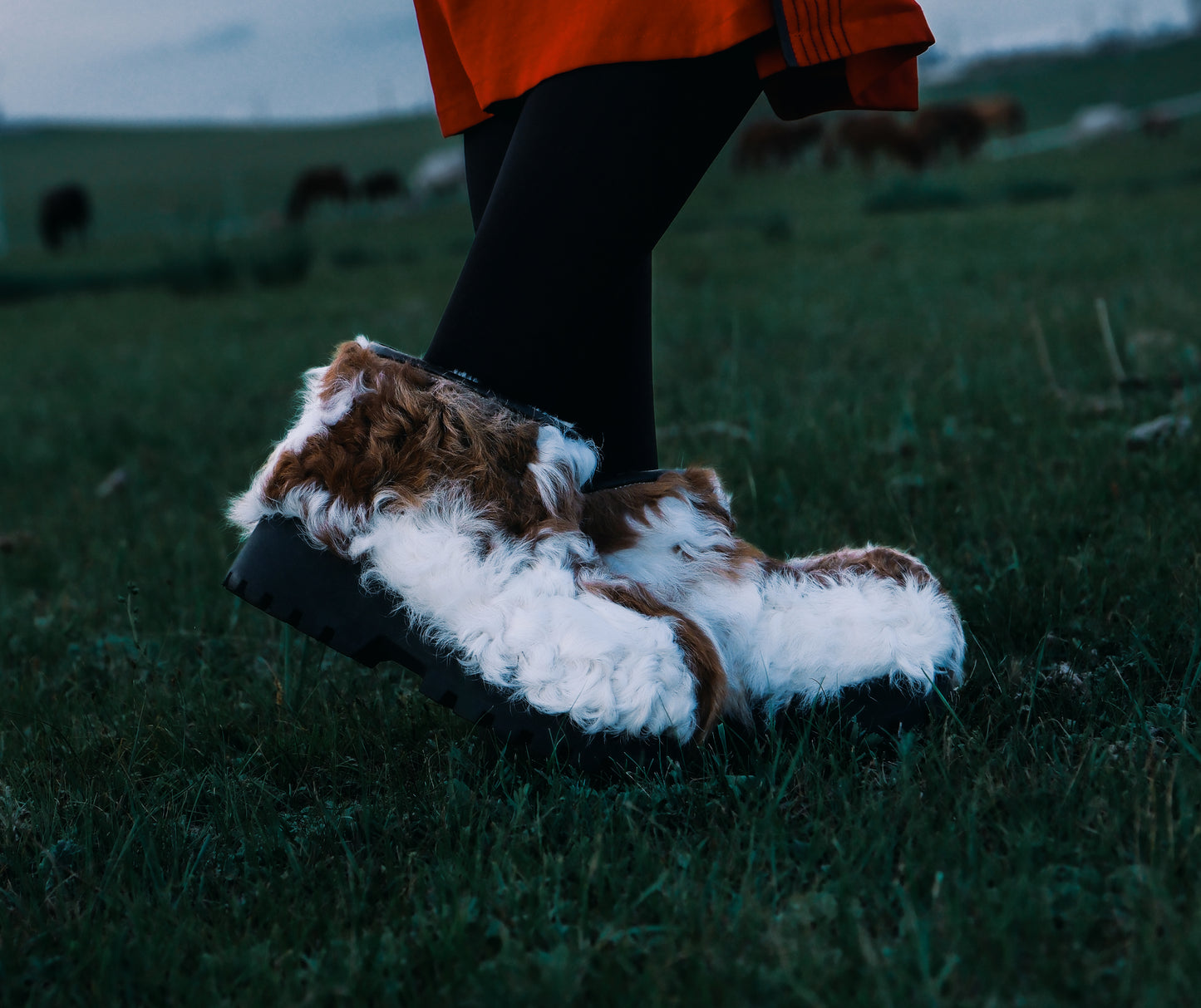 MOGSki TUNDRA CURLY SHEARLING CLOSED CLOG