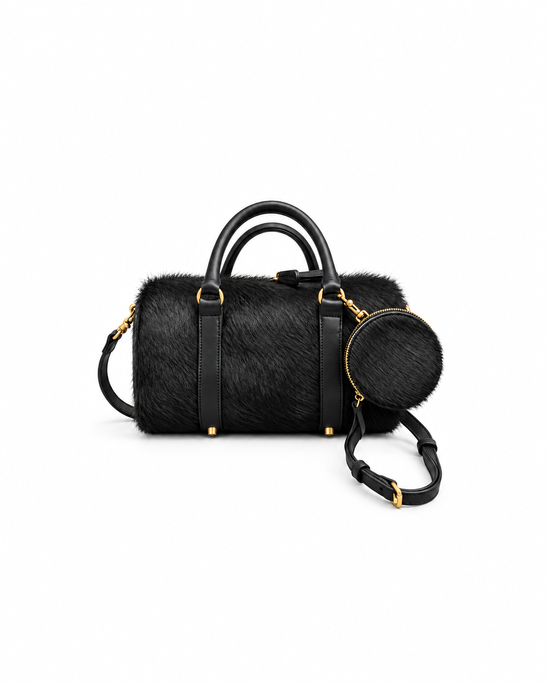 MOGSki Solid Haircalf Boston Bag — view 2