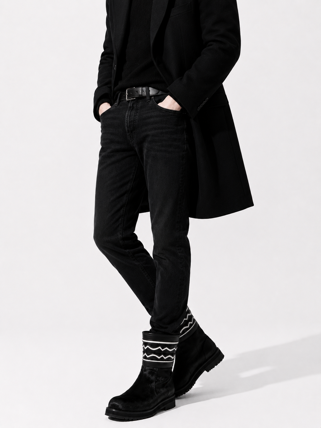 MOGSki NOIR CALF HAIR HERITAGE SNOW BOOT