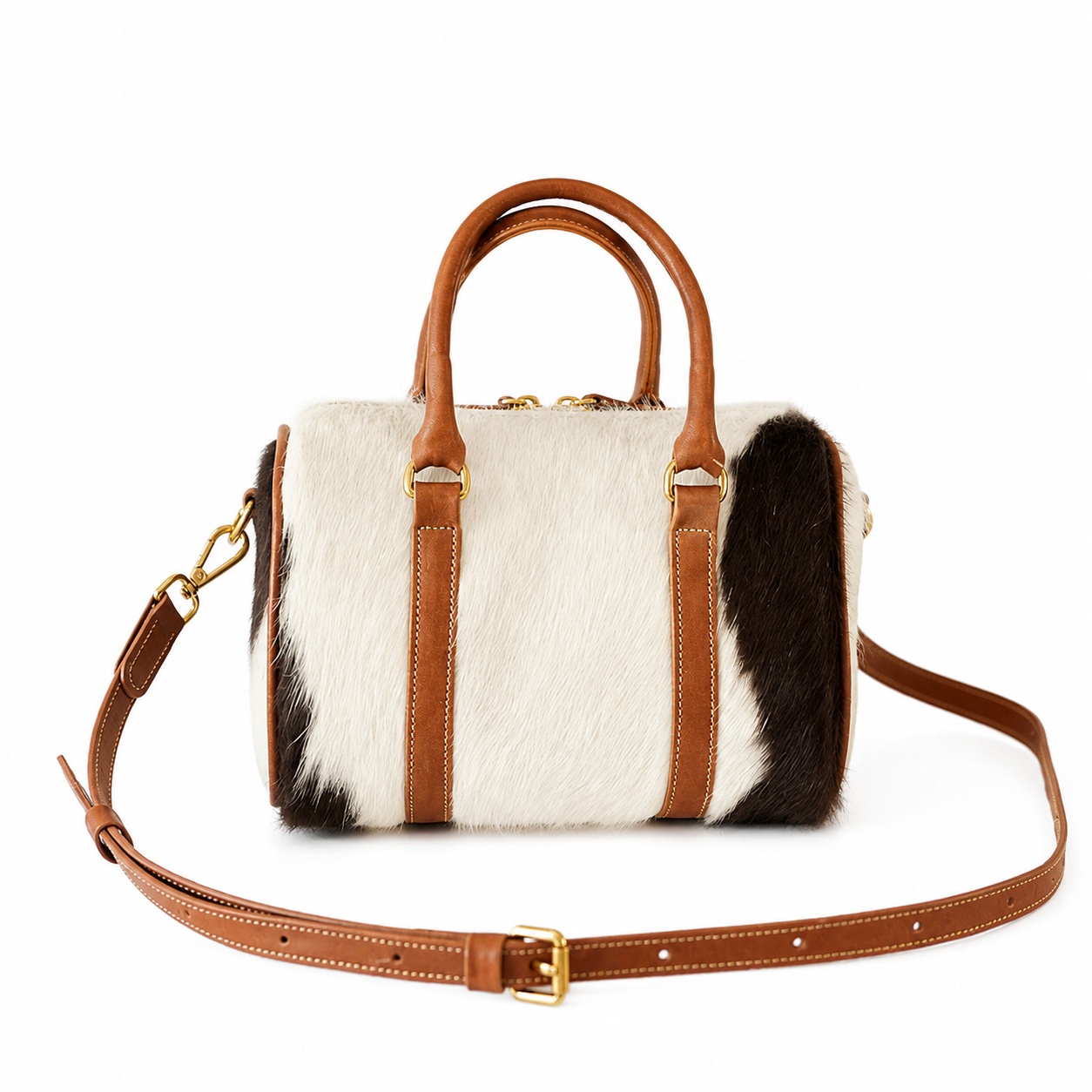 MOGSki HAIRCALF BOSTON BAG