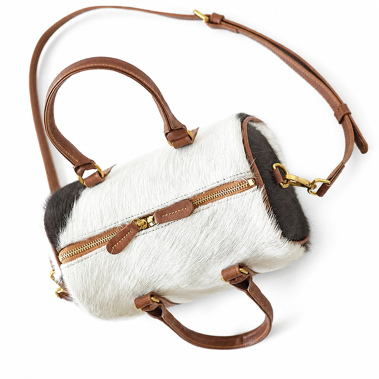 MOGSki HAIRCALF BOSTON BAG
