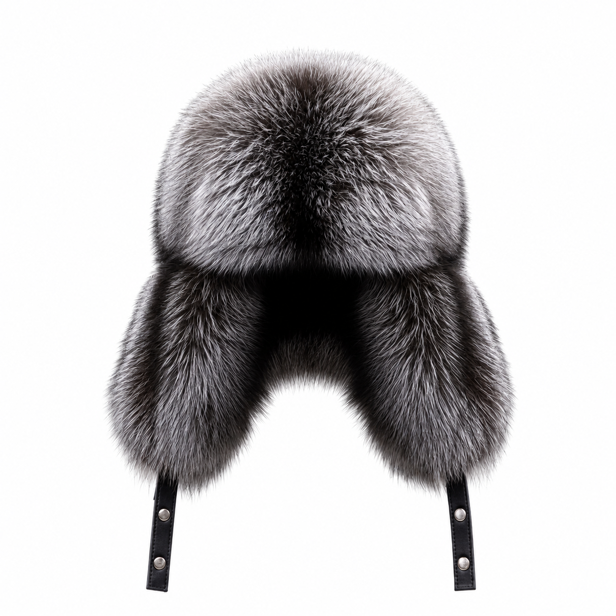 MOGSki SILVER FOX FUR TRAPPER HAT