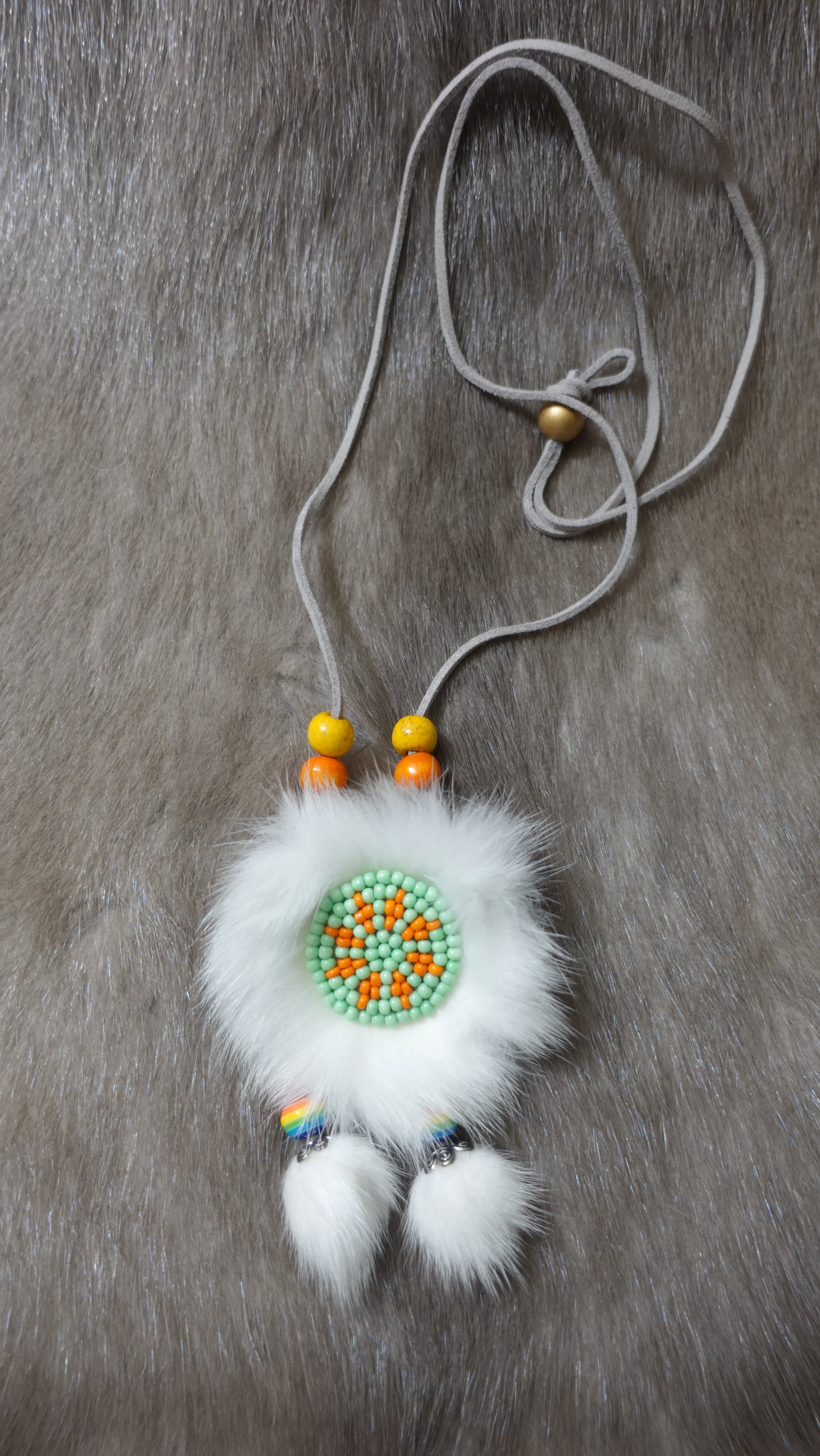 The Oneside Ewenki Sunflower Charm Necklace