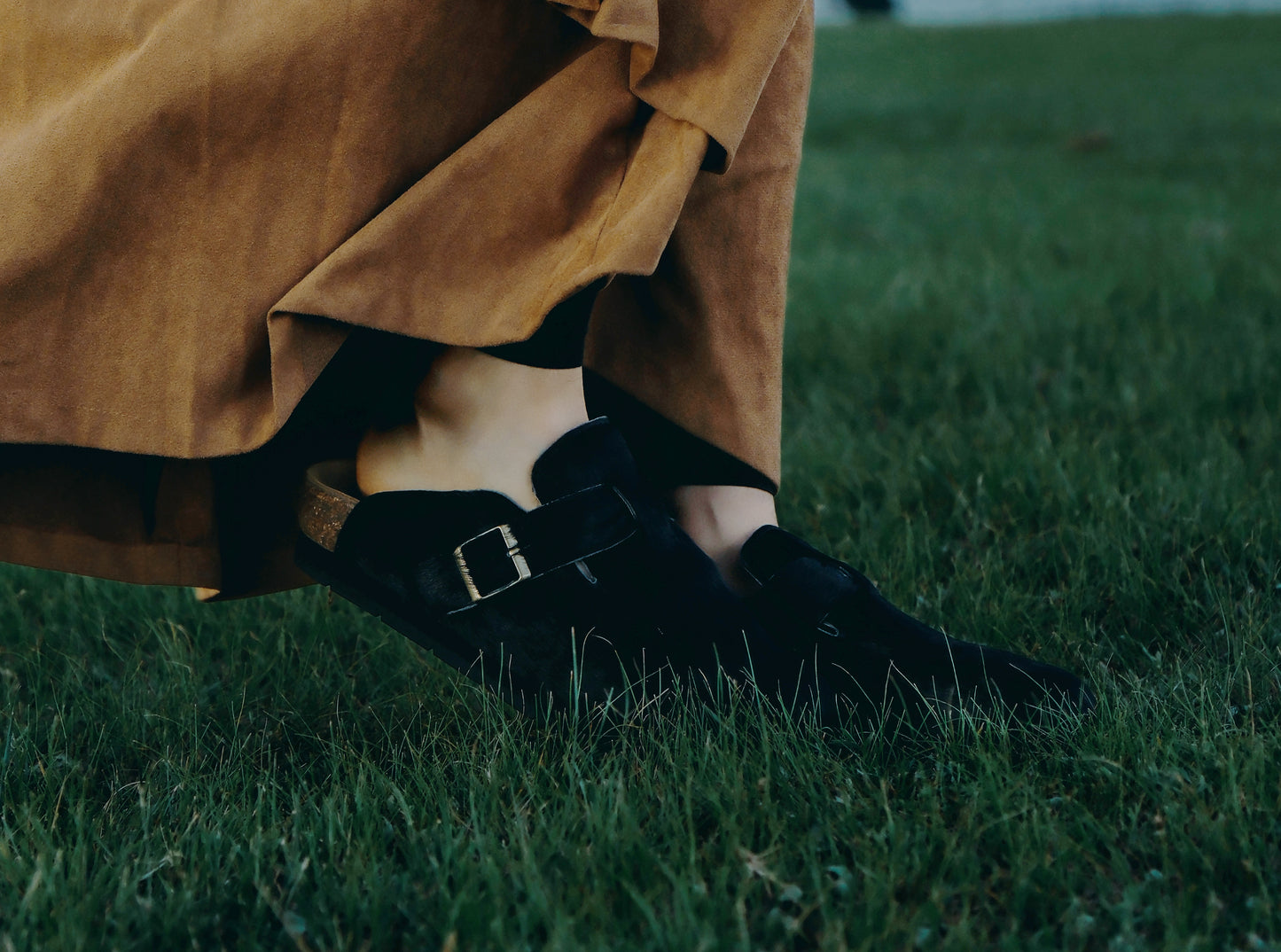 MOGSki NOIR CALF HAIR CLOG