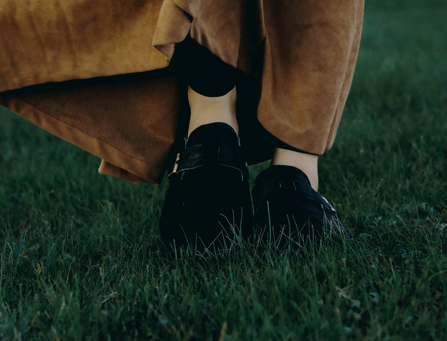 MOGSki NOIR CALF HAIR CLOG