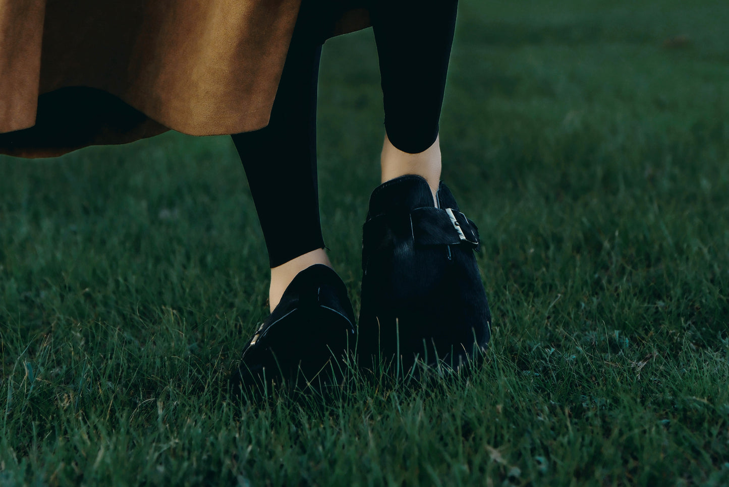 MOGSki NOIR CALF HAIR CLOG