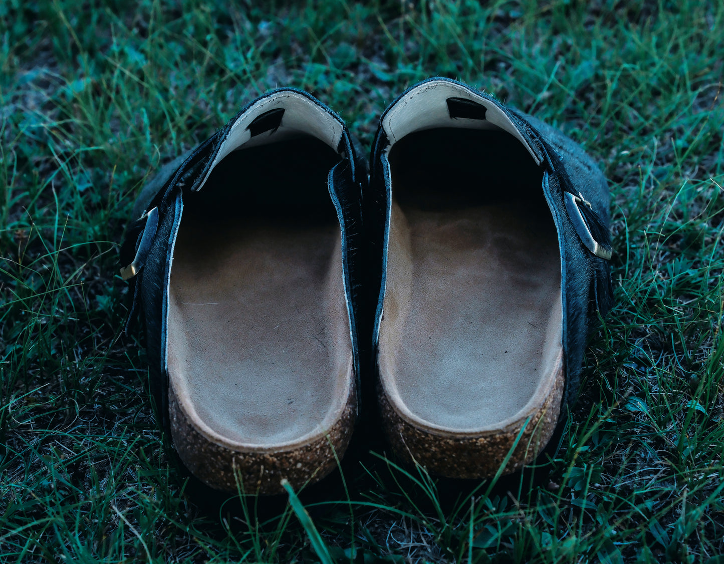 MOGSki NOIR CALF HAIR CLOG