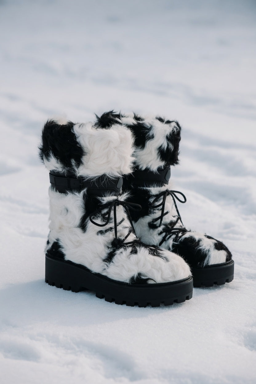 MOGSki PANDA CURLY SHEARLING SNOW BOOT