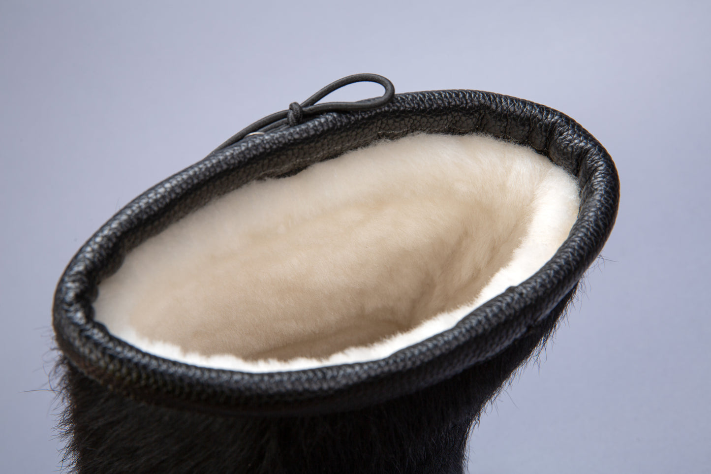 MOGSki NOIR BEADED MINK FUR SNOW BOOT
