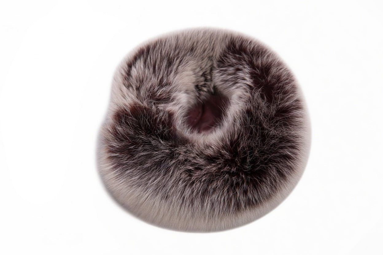 MOGSki FOX FUR BEADED HAT