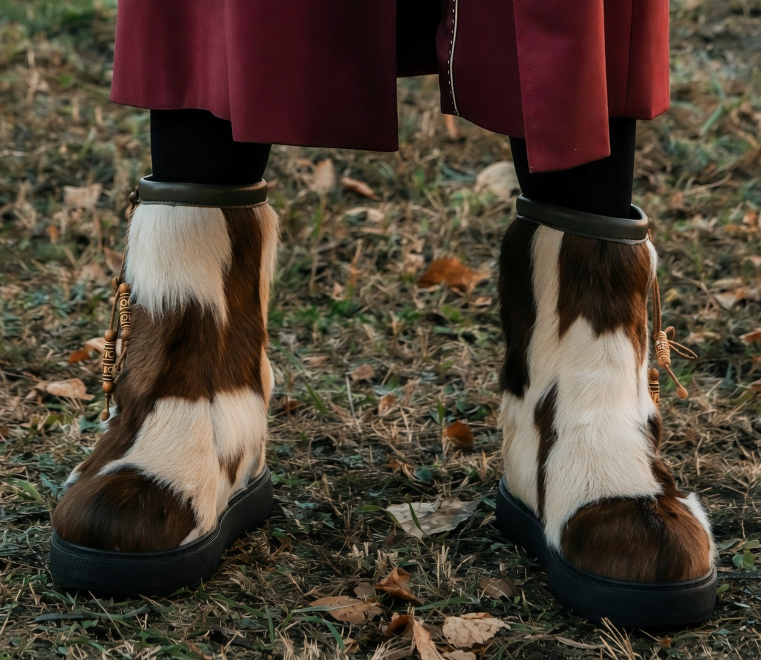 MOGSki SPOTTED SHEEPSKIN SNOW BOOT