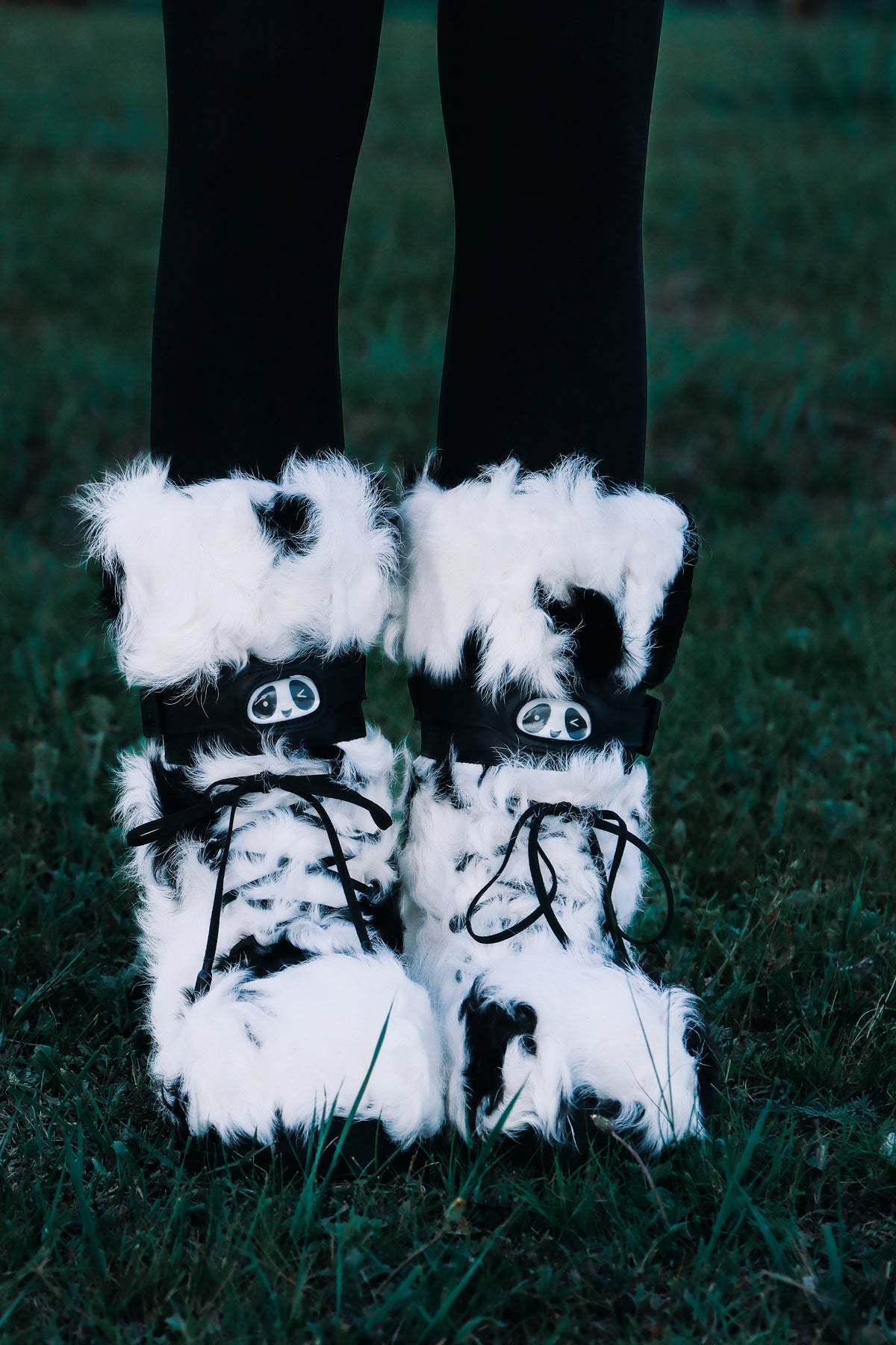 MOGSki Panda Curly Shearling Snow Boot — view 3