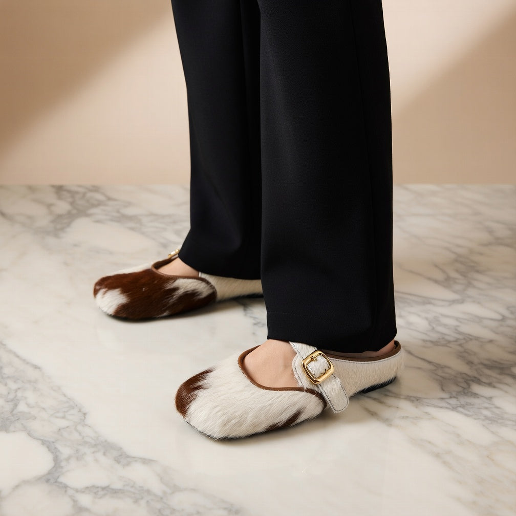 MOGSki SPECKLED CALF HAIR MARY JANE